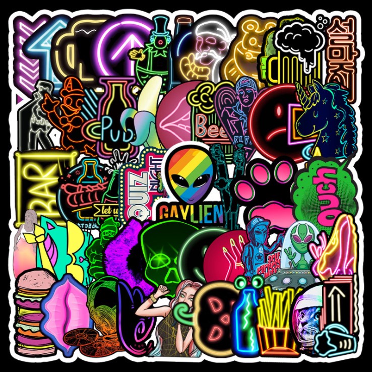 Sticker dán mũ bảo hiểm chống nước, dễ thương những mẫu HOT nhất