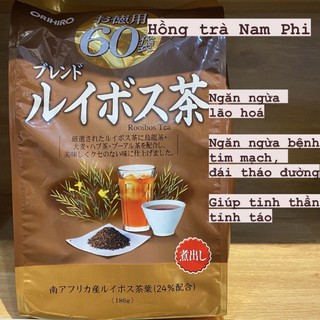 Hồng trà nam phi rooibos tea orhio nhật bản 60 gói 90g