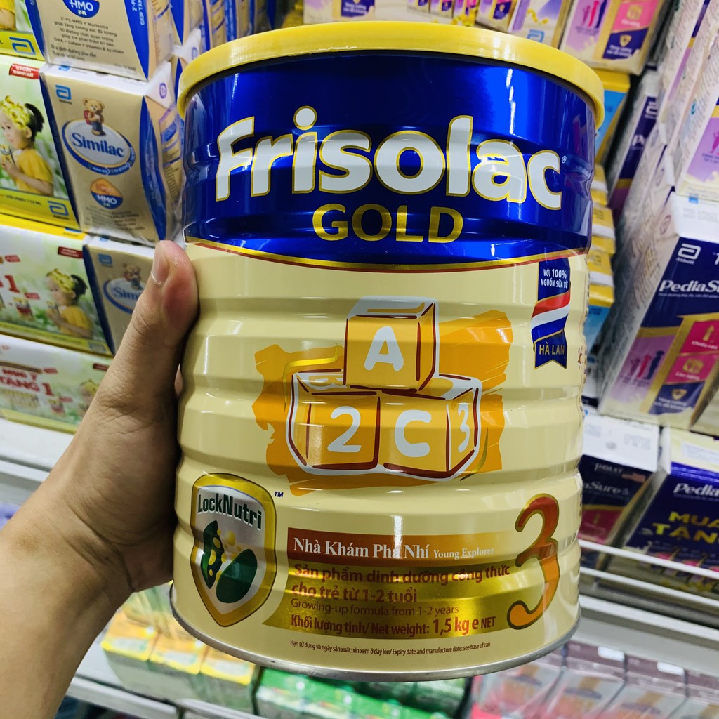 Sữa bột Friso Gold số 3-4 1,5KG xuất xứ Hà Lan