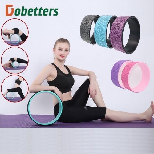 Vòng tập lưng yoga cao cấp dụng cụ tập yoga tại nhà cho nữ chống trơn trượt 33*14 cm Dobetters