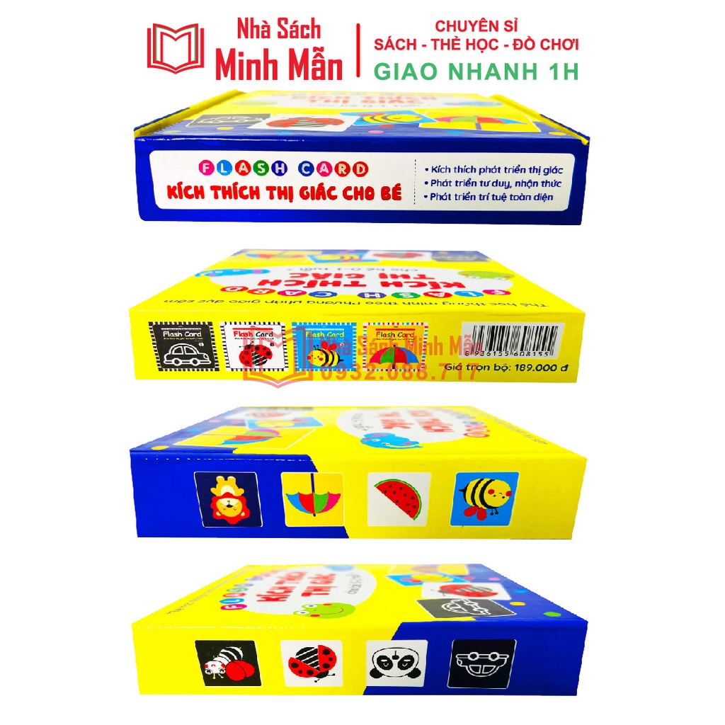 Thẻ Flash card Việt Hà kích thích thị giác cho bé từ 0-1 tuổi theo phương pháp giáo dục sớm