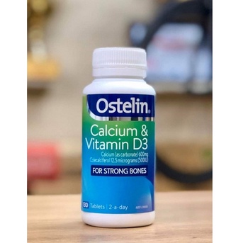 [DATE 06/2025] Viên Uống Bổ Sung Canxi Cho Bà Bầu, Ostelin Calcium &amp; Vitamin D3, 130 Viên Của Úc