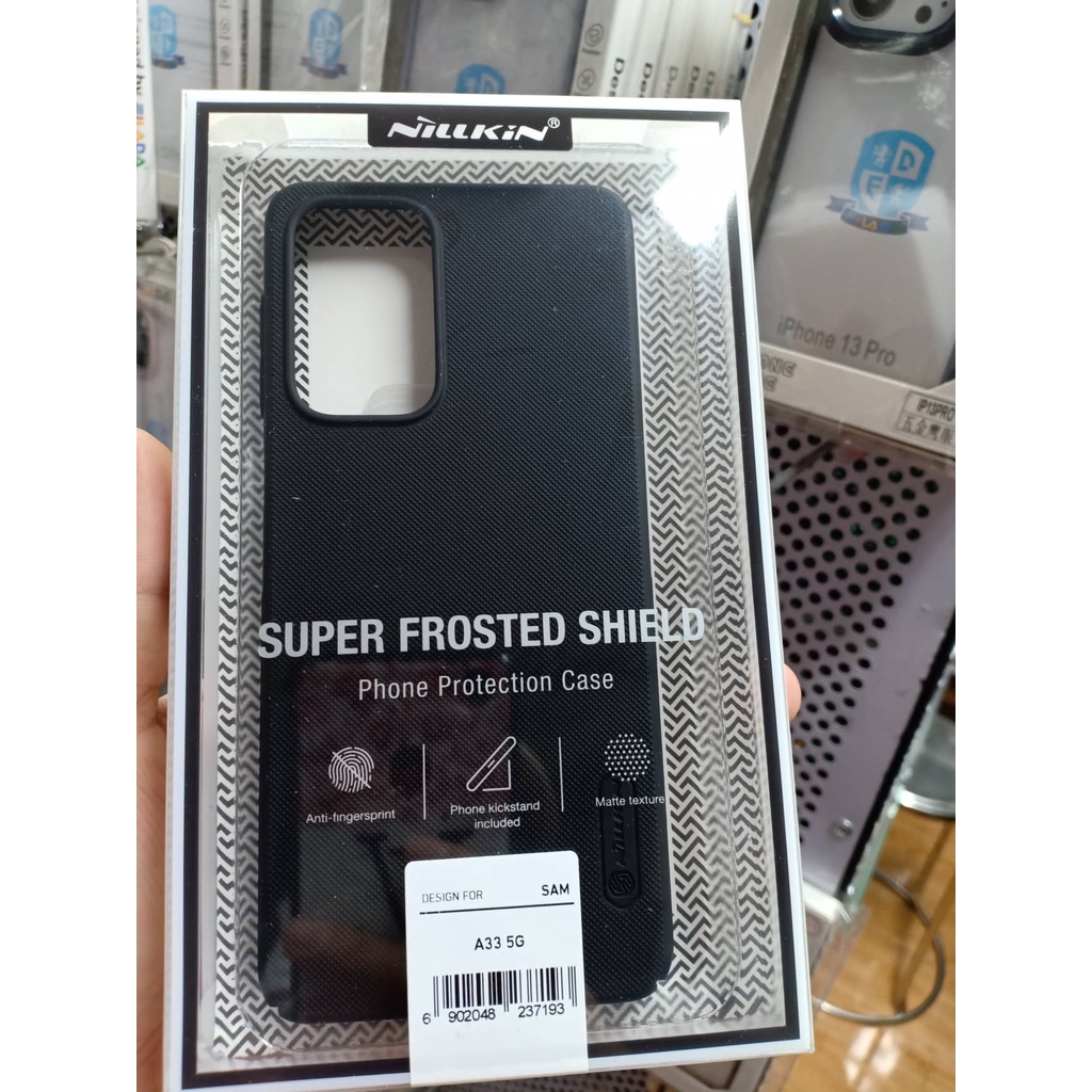 Ốp Samsung A53 5G, A23 4G, A33, A73 5G Chống Sốc Nillkin Super Frosted Shield Pro Lưng Sần Chống Vân