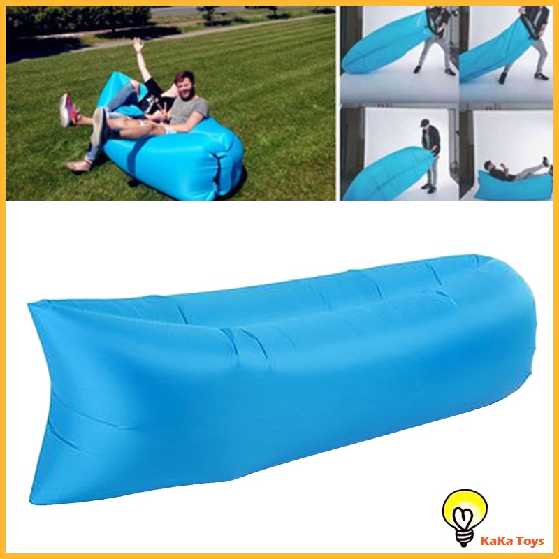 [KaKa Toys] Inflatable Sofa Air Bed Lounger Chair Sleeping Bag Mattress Couch