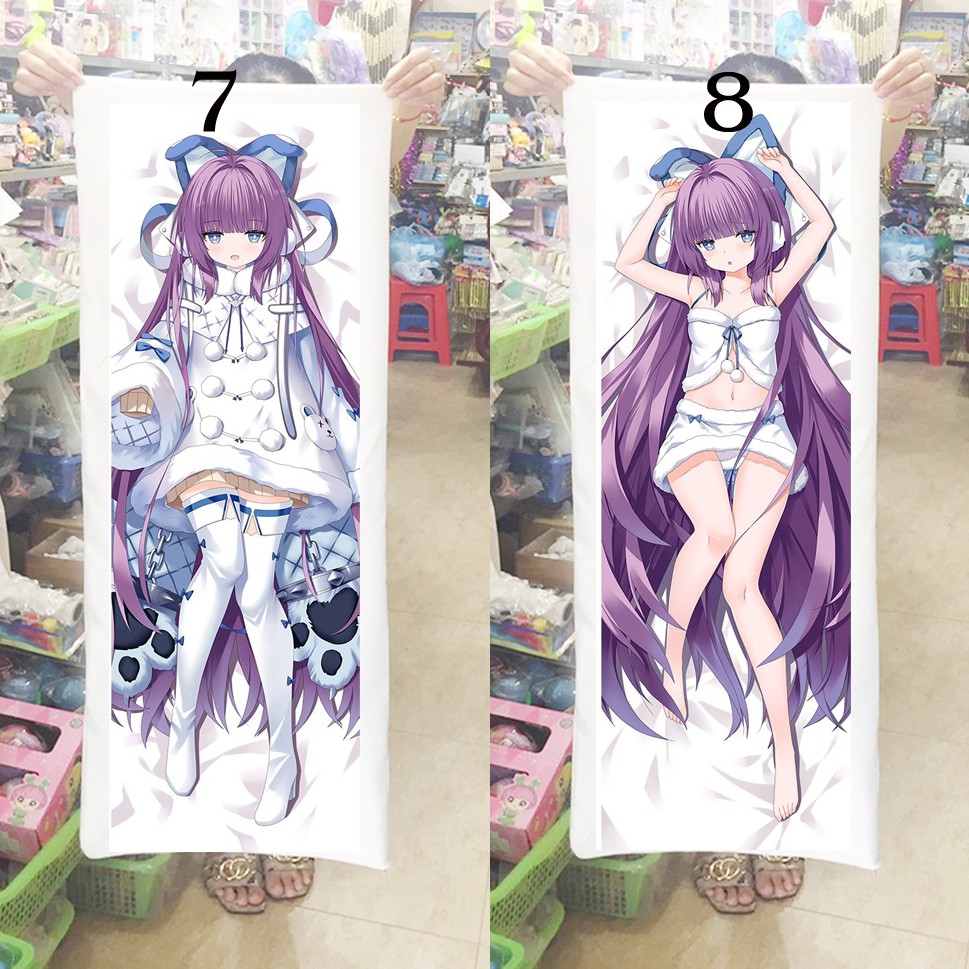 Gối ôm dài anime game Azur Lane 1m x 40cm (Tặng 1 poster hoặc 1 huy hiệu)