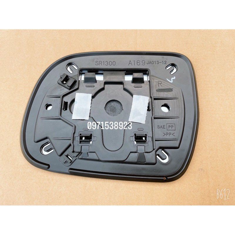 Mặt gương chiếu hậu TOYOTA INNOVA, FORTUNER, HILUX 2006-2016 oem xịn zin theo xe