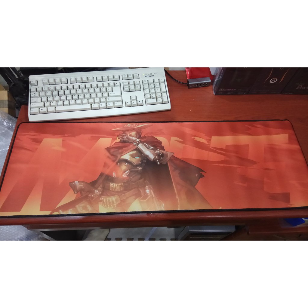 Bàn Di Chuột Game cỡ lớn Full (Bàn Phím + Chuột) BIG SiZE OVERWATCH REAPER