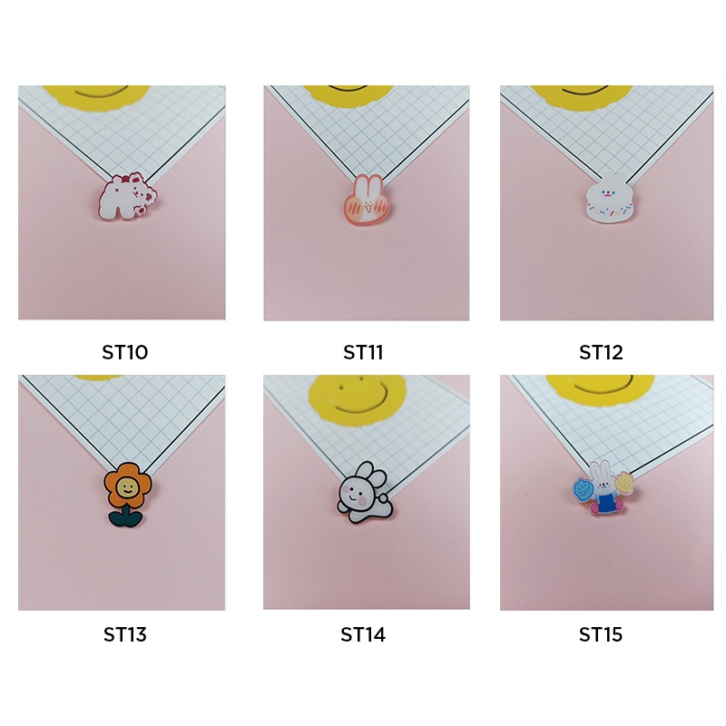 Sticker cute pin cài áo phụ kiện trang trí túi xách balo LOT STORE ST00