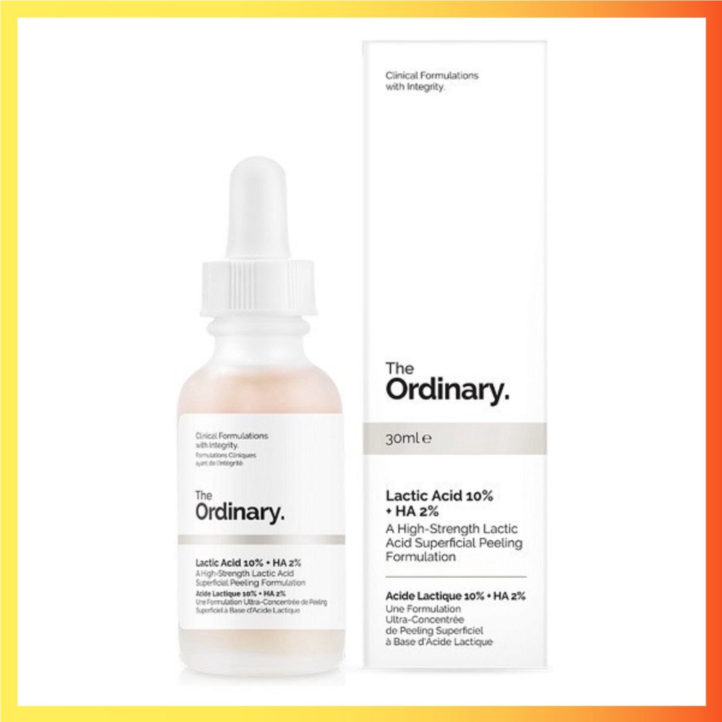 Tẩy da chết hóa học Lactic Acid + HA - The Ordinary ๖ⓢ