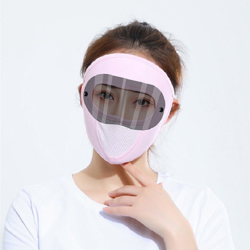 Khẩu trang Ninja kín mặt có kính râm chống nắng, chống tia UV, chống bụi, có lỗ thoáng khí | BigBuy360 - bigbuy360.vn
