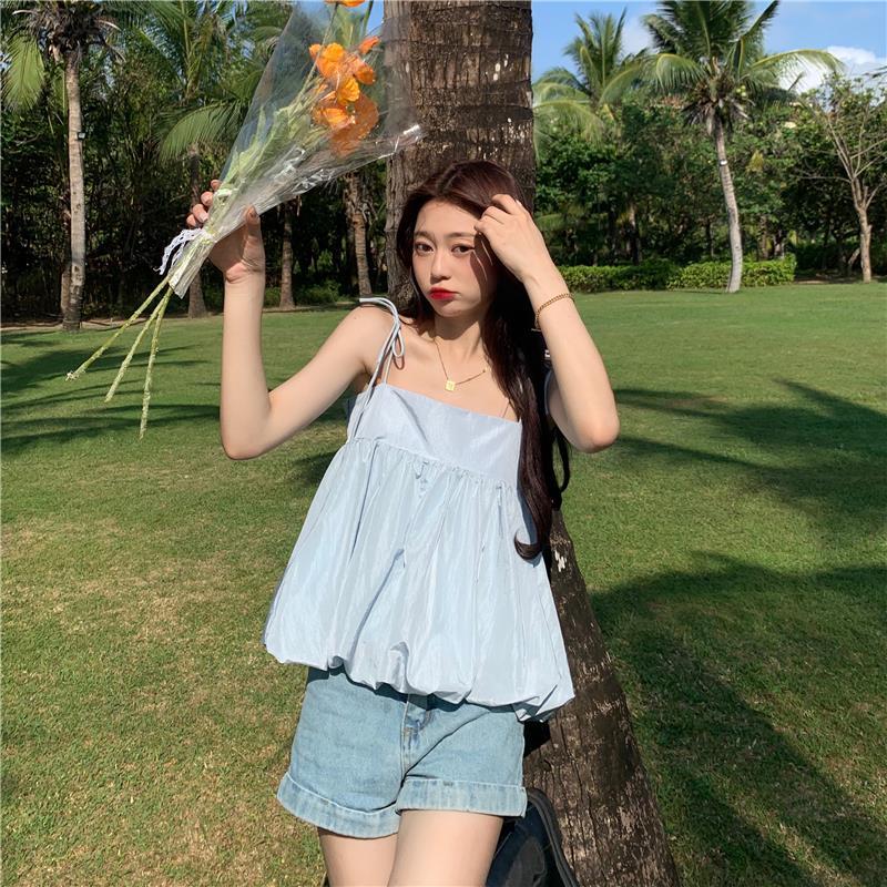 Áo không tay dáng rộng phong cách Tây Âu cá tính