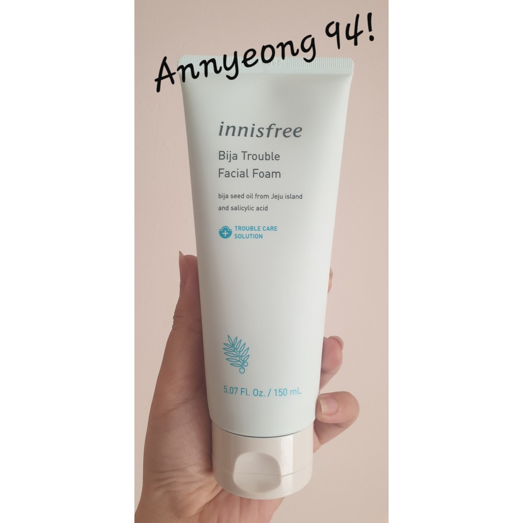 [ CHÍNH HÃNG 100%] Sữa Rửa Mặt Innisfree Bija Trouble Facial Foam