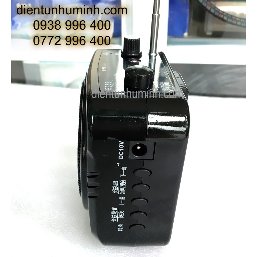 Mic Trợ giảng - Micro đeo tai không dây và có dây E366 công xuất 35W - Micro đeo tai không dây E366