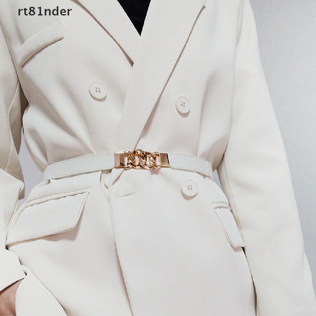 Thắt lưng da co dãn 3 màu tùy chọn thời trang cao cấp cho nữ