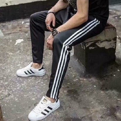 Quần Dài Nam 3 Sọc Chất Thun Poly Mềm Mịn Siêu Đẹp | BigBuy360 - bigbuy360.vn