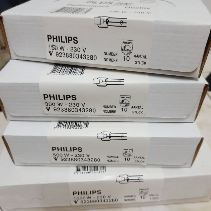 Bóng đèn đũa sợi thuỷ tinh Halogen 150-300-500-1000W