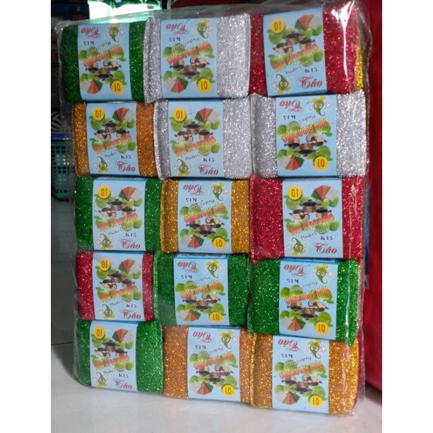 Combo 60 miếng cước kim tuyến
