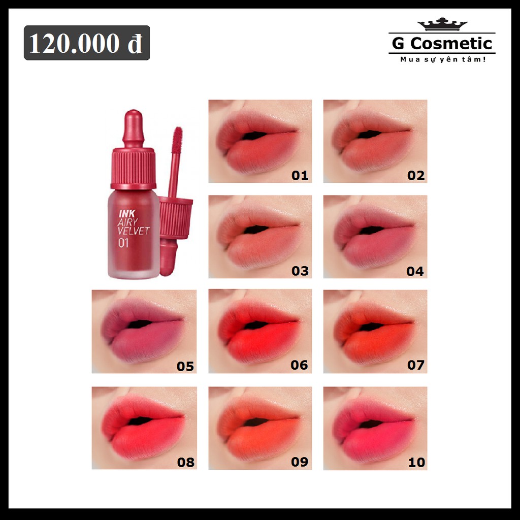 Son Tint Peripera Ink Airy Velvet Tint (New 2019)