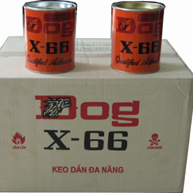 KEO CON CHÓ DÁN GIÀY DÉP GỖ NHỰA VẢI CAO SU DOG X-66