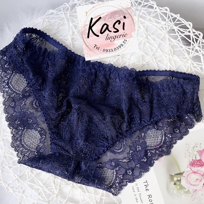 Quần lót cho nam thiết kế ren xanh đậm