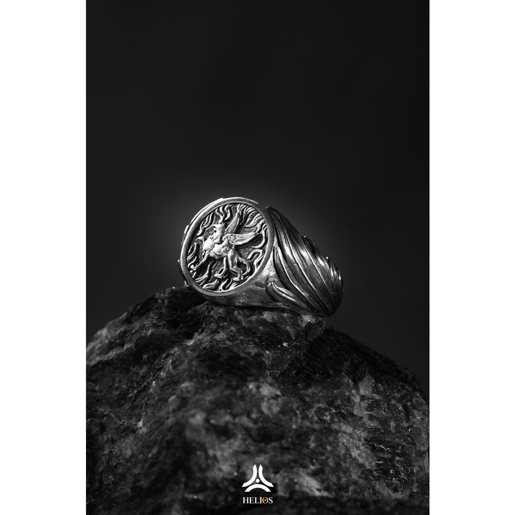 Nhẫn bạc nam, nữ HeliSilver Griffin Ring Helios Original S925
