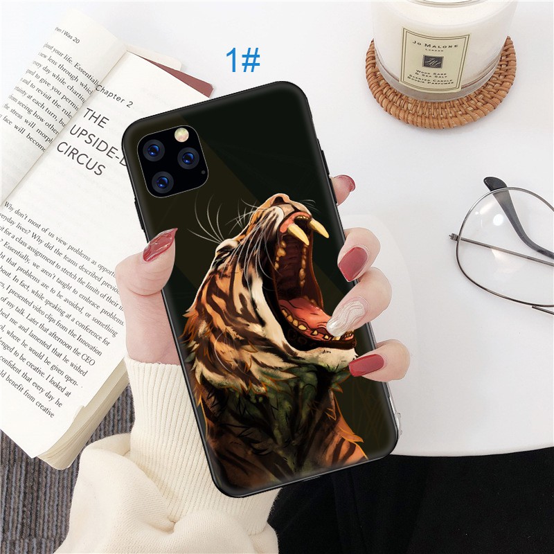 Ốp điện thoại hình hổ và sư tử nhiều kiểu sáng tạo thích hợp cho Iphone 5 5s Se 6 6S 7 8 Plus X XR Xs Max