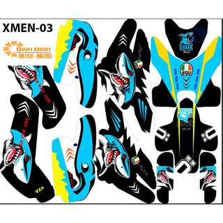 Tem trùm  Xe Điện Xmen 03