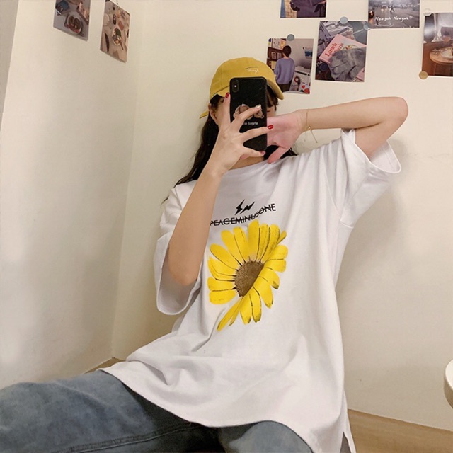 [Hàng QC]Áo thun hoa cúc QA16