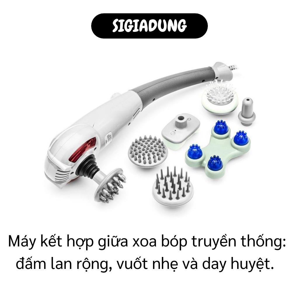 [SGD] Máy massage - Thiết Bị Mát Xa Cầm Tay 7 Đầu Magic King Giảm Đau Và Thư Giãn Thần Kinh 3484