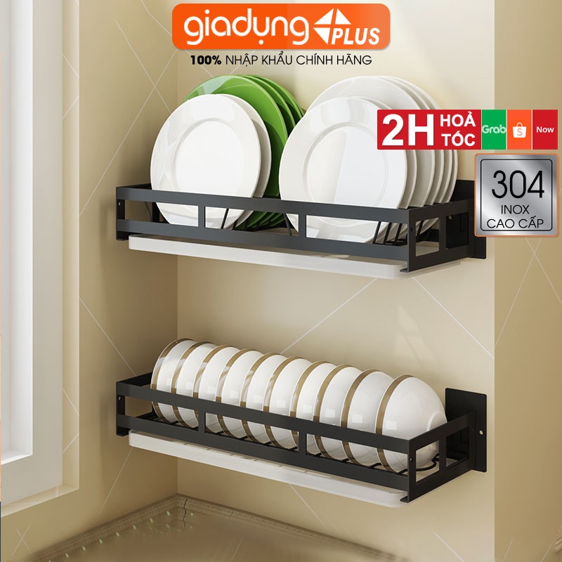 Kệ úp chén bát dán tường - không cần khoan tường, tiết kiệm không gian - INOX 304 cao cấp