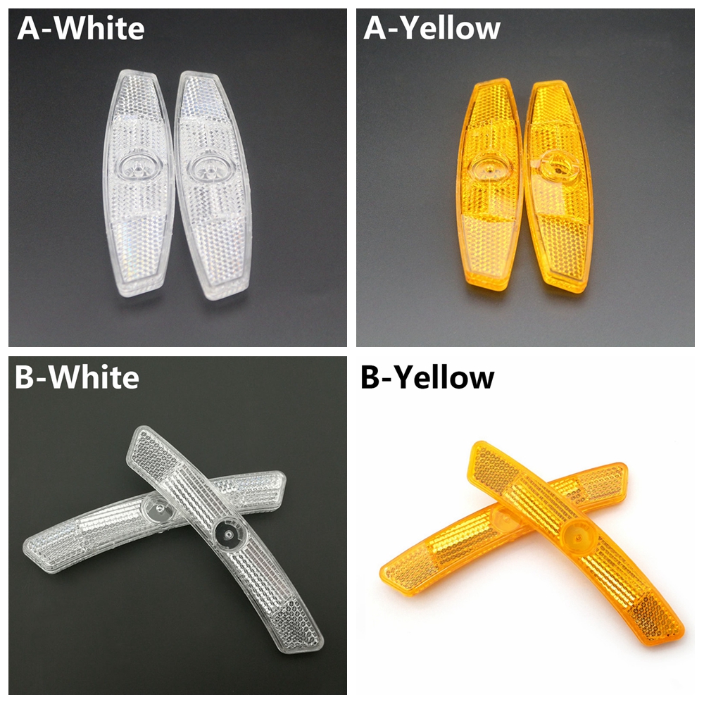 Bộ 2 Kẹp Phản Quang An Toàn Gắn Căm Xe Đạp Leo Núi Nhiều Màu Sắc