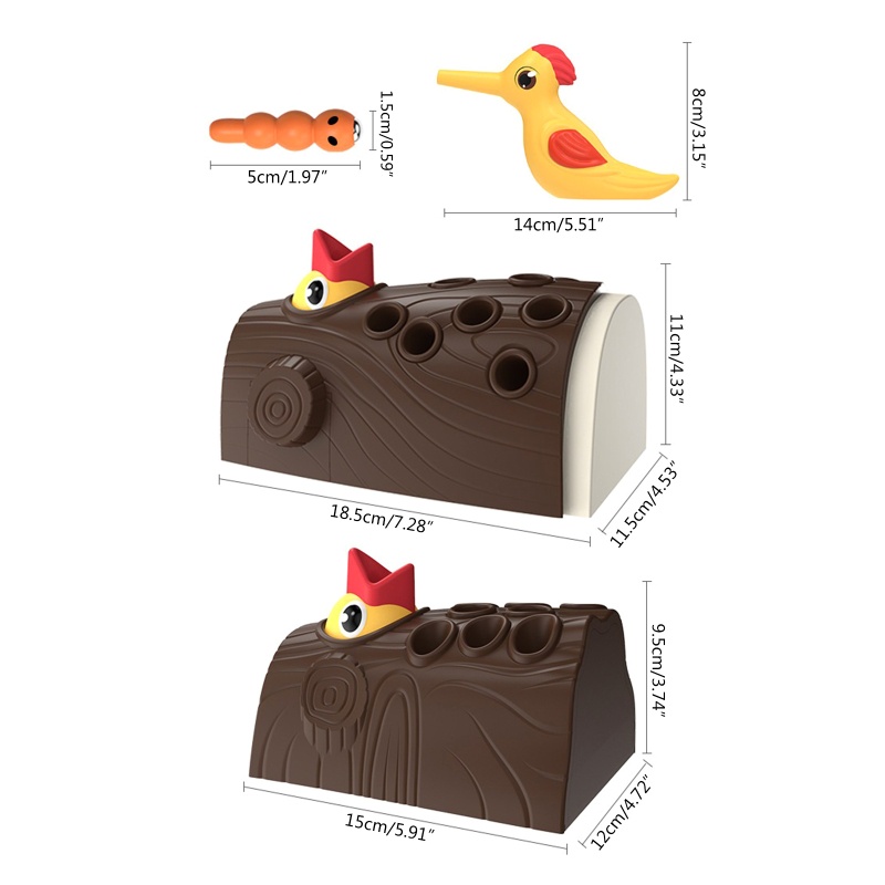 Bộ Đồ Chơi Pecker Bằng Gỗ Nam Châm Nhiều Màu Sắc Dành Cho Trẻ Em