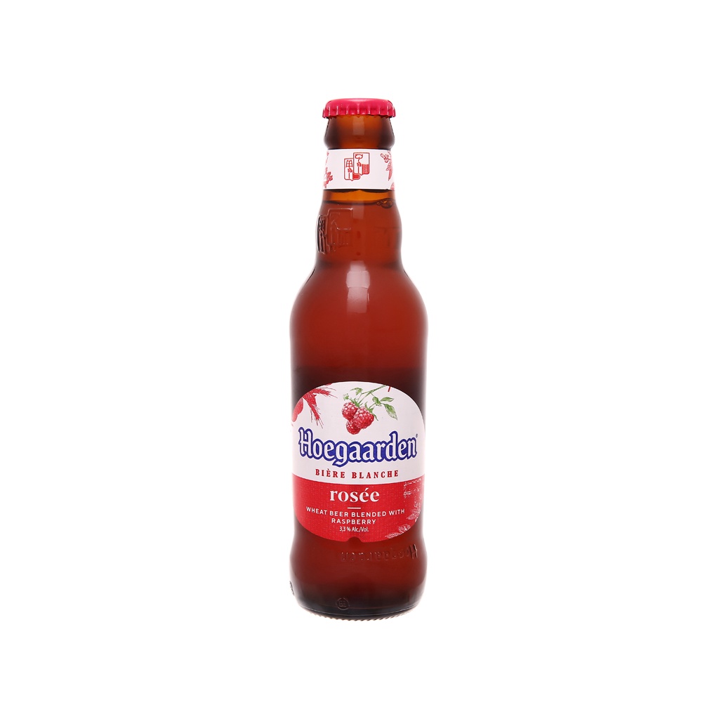 Bia Hoegaarden Rosee 3,3% Thùng 24 Chai 248ml Hàng Việt Nam