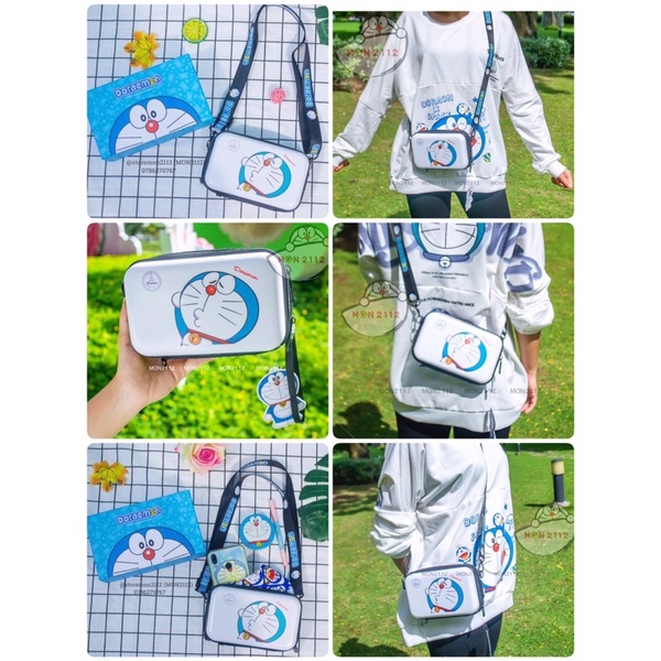 Túi ví Doraemon Doremon kèm dây đeo chéo
