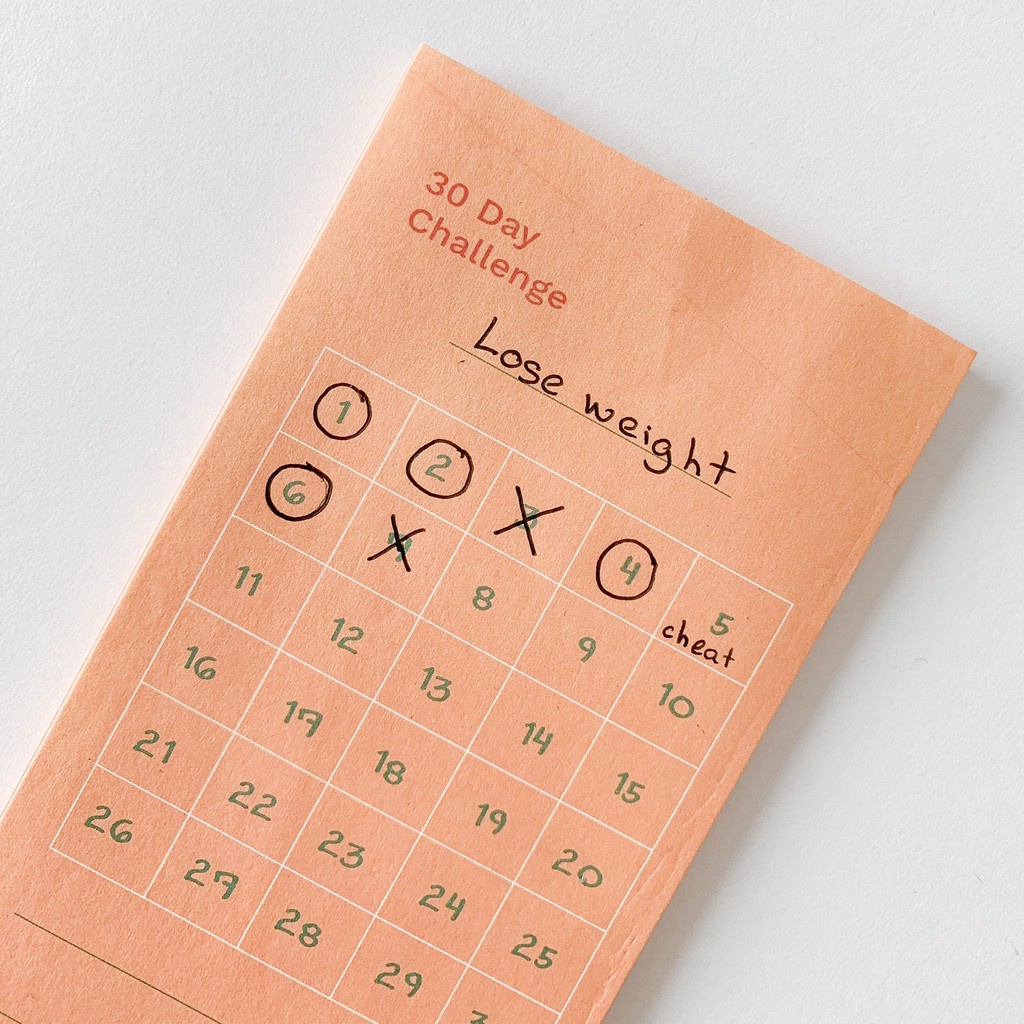 Giấy ghi chú 30 ngày thử thách - Crabit Notepad - 30 tờ