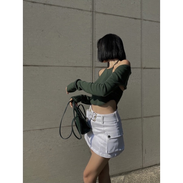 Layla Top| Áo yếm kiểu kèm khoác lửng