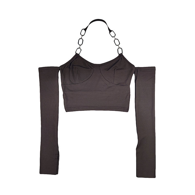 Áo Thun COZOK Tay Dài Trễ Vai Form Ôm Kiểu Dáng Quyến Rũ