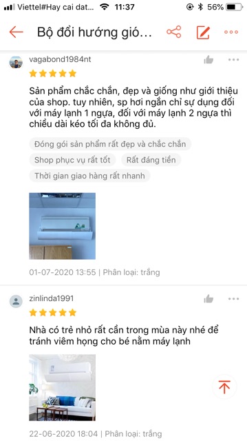 Bộ đổi hướng gió máy lạnh, cản hướng gió điều hoà,chống nhiễm lạnh điều hòa cho trẻ