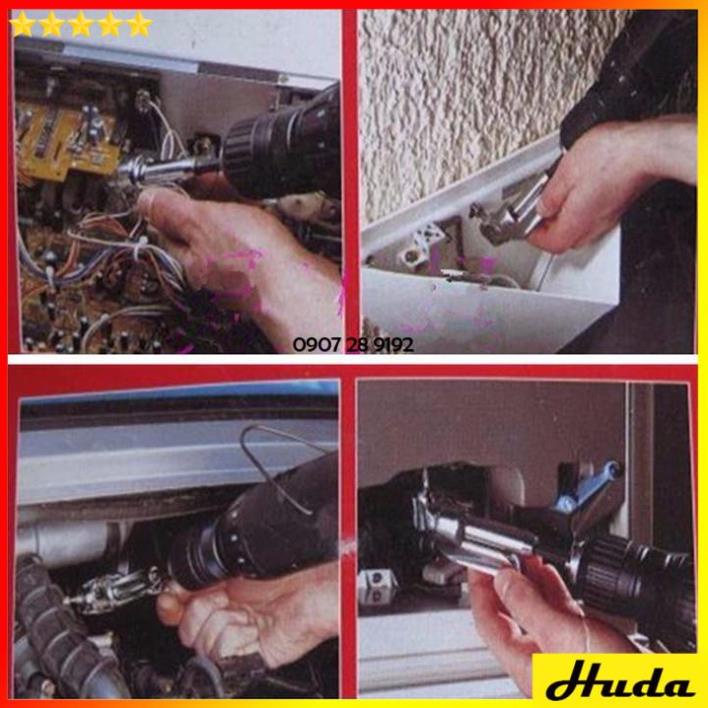 Đầu chuyển hướng mũi khoan bắt vít góc hẹp - Đầu chuyển hướng máy khoan vặn vít góc chân lục giác