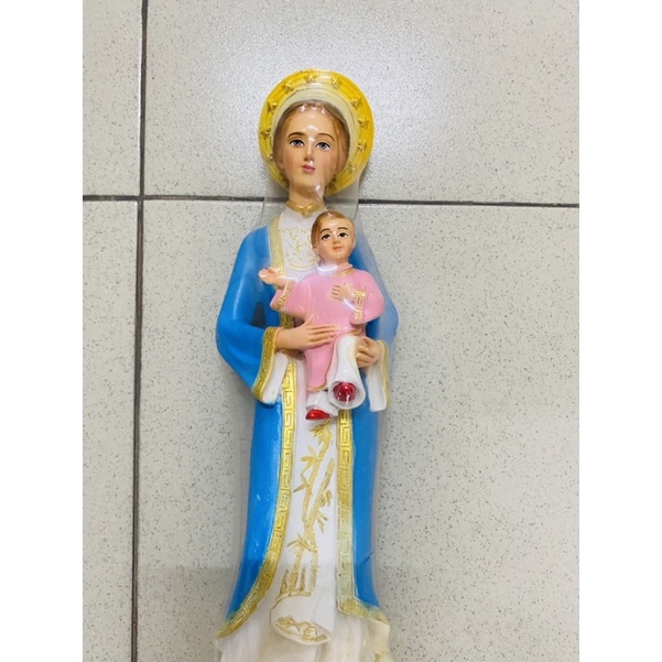 Tượng Công Giáo - Tượng Đức Mẹ La Vang VN cao 40cm