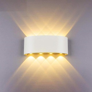 Đèn Led gắn tường treo tường trong nhà ngoài trời 2 bóng 4 bóng 6 bóng 8 bóng 10 bóng