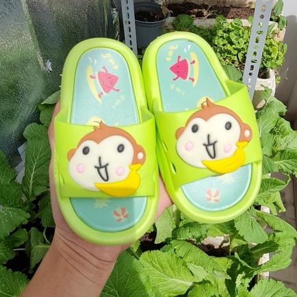 Dép bánh mì siêu mềm cho bé trai bé gái hình Khỉ dễ thương