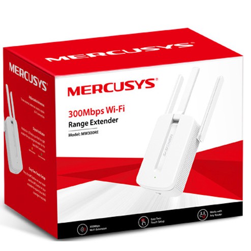 Bộ kích sóng Wifi 300Mbps 3 ăng ten Mercusys MW300RE- Mercury Wifi Repeater MW300RE – HÀNG CHÍNH HÃNG BẢO HÀNH 24 THÁNG