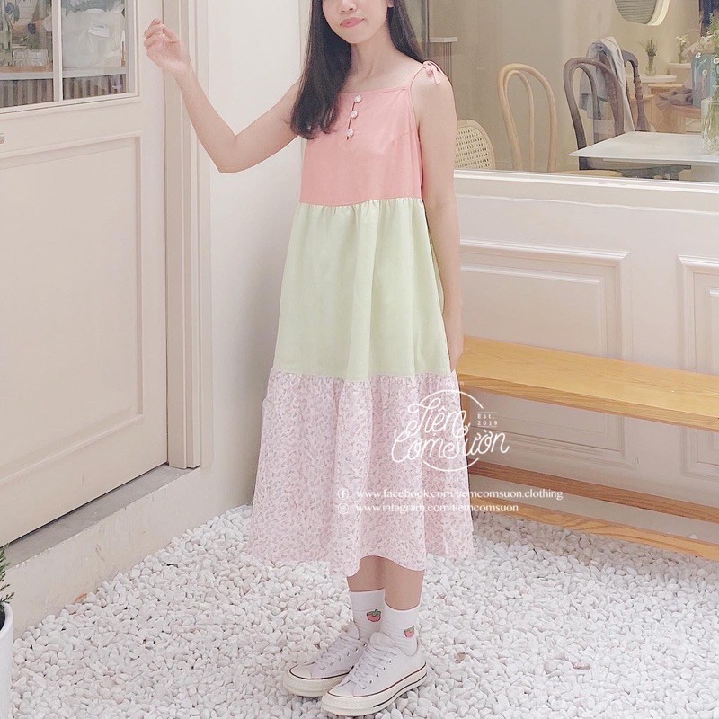 Đầm hai dây 3 tầng - Kẹo Dẻo Dress