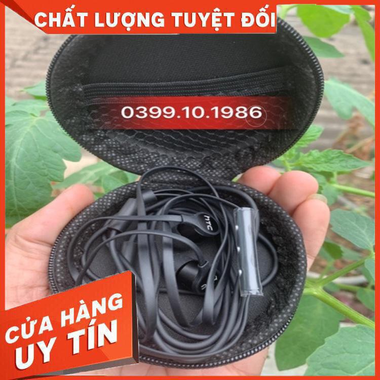 Tai nghe HTC E240 PRO siêu BASS đủ màu ĐỎ-TRẮNG-ĐEN zin đét, tặng kèm hộp đựng - Hàng nhập khẩu