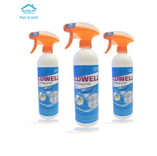 Tẩy ố kính nhà tắm Lowell - Cao cấp 550ml - Tẩy bồn rửa mặt, tẩy vòi sen inox