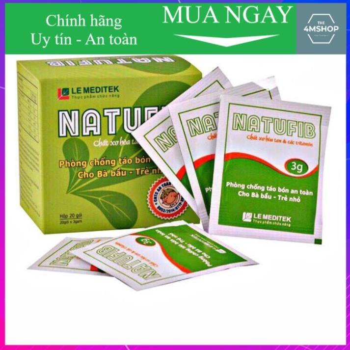✅ Natufib chất xơ hoà tan trị táo bón an toàn cho trẻ sơ sinh, trẻ nhỏ, phụ nữ có thai - 4MShop
