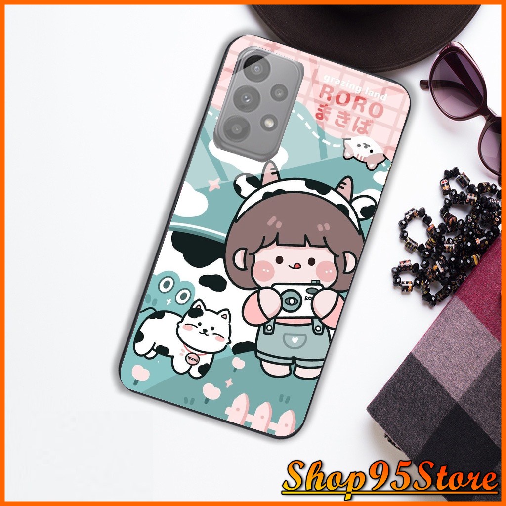 Ốp lưng phủ bóng Samsung Galaxy A03 A13 A23 A33 A53 A73 A11 A02s A21s A32 A52 A72 A31 A51 A71 M51 M62 họa tiết Jumb