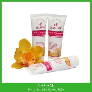 Tẩy tế bào chết trắng da mặt ngừa lão hoá Hasumi 60ml