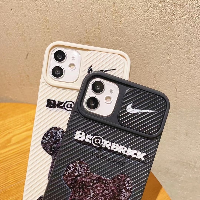 Ốp điện thoại họa tiết gấu hoạt hình dễ thương cho iPhone 11 12 Pro XR X XS Max 7 8 Plus SE2